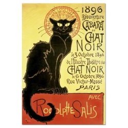 Ponowne otwarcie Chat Noir Cabaret, Théophile Alexandre Steinlen