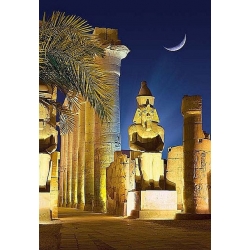 Świątynia Luksorska nocą, Egipt